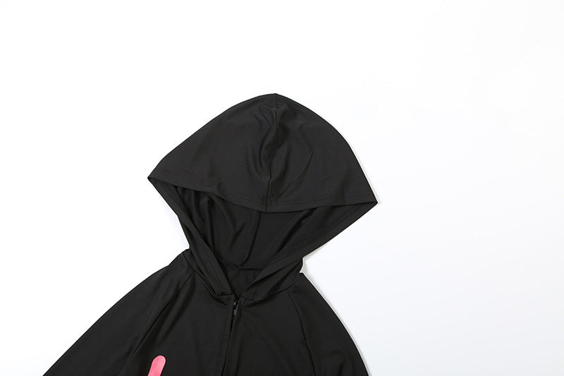 2025 Autumn Women's New Fashion Hooded Camouflage Print Long Sleeve Sports Trendy Slim Fit Long Pants Two-Piece Set