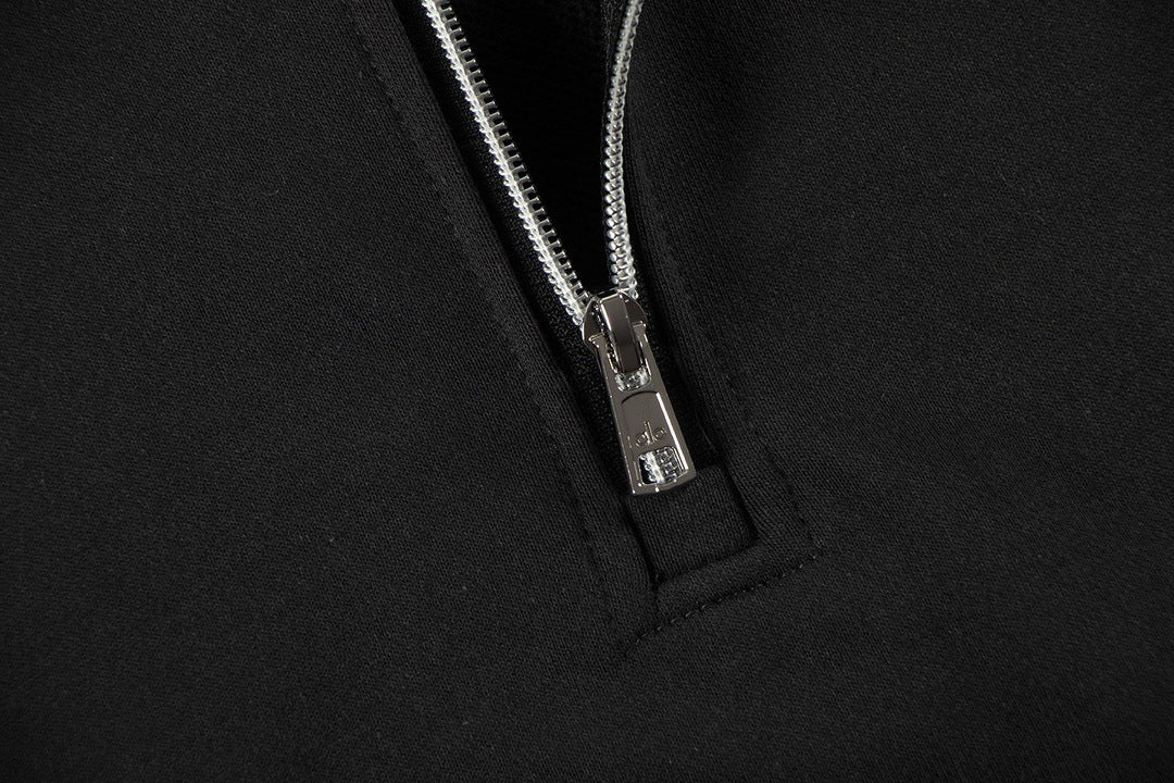 A-L-O Heavyweight Sweatshirt Loose Terry Warm Hoodie Zipper Casual Hooded Jacket