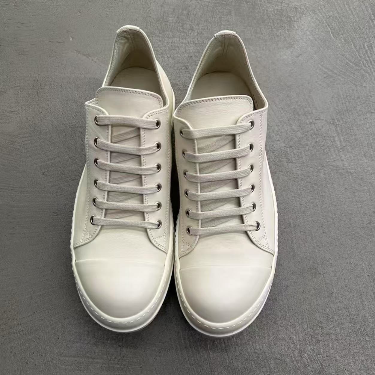 GMAbcd RICK Original Main Line New Leather Surface OWENS High Street Low-top Niche Shoes