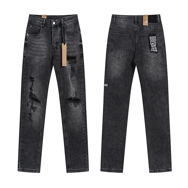 Trendy KSUBI Men's Pants Casual Slim Fit slim fit stretch denim jeans for men