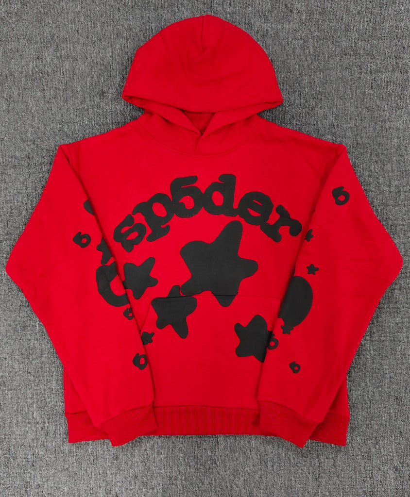 Heavyweight High-Quality Original Sp5der Hoodie 450G Unisex [Fleece Lined]