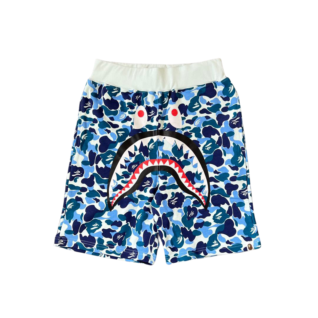 Trendy Brand BP Classic Shark Camouflage Men's Casual Loose Sports Five-Point Shorts High-End Terry Drawstring Shorts Trend