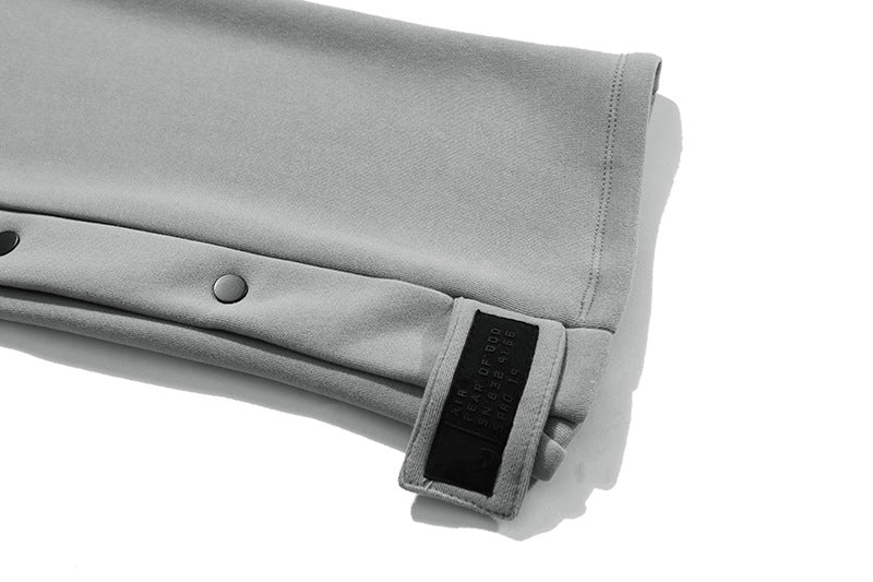 Fog Three-Party Collaboration Double Hoodie Sweatshirt 400g Heavyweight Fleece Cotton Loose Jacket for Men