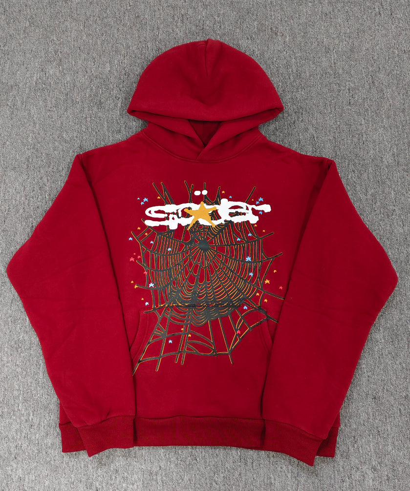 Heavyweight High-Quality Original Sp5der Hoodie 450G Unisex [Fleece Lined]