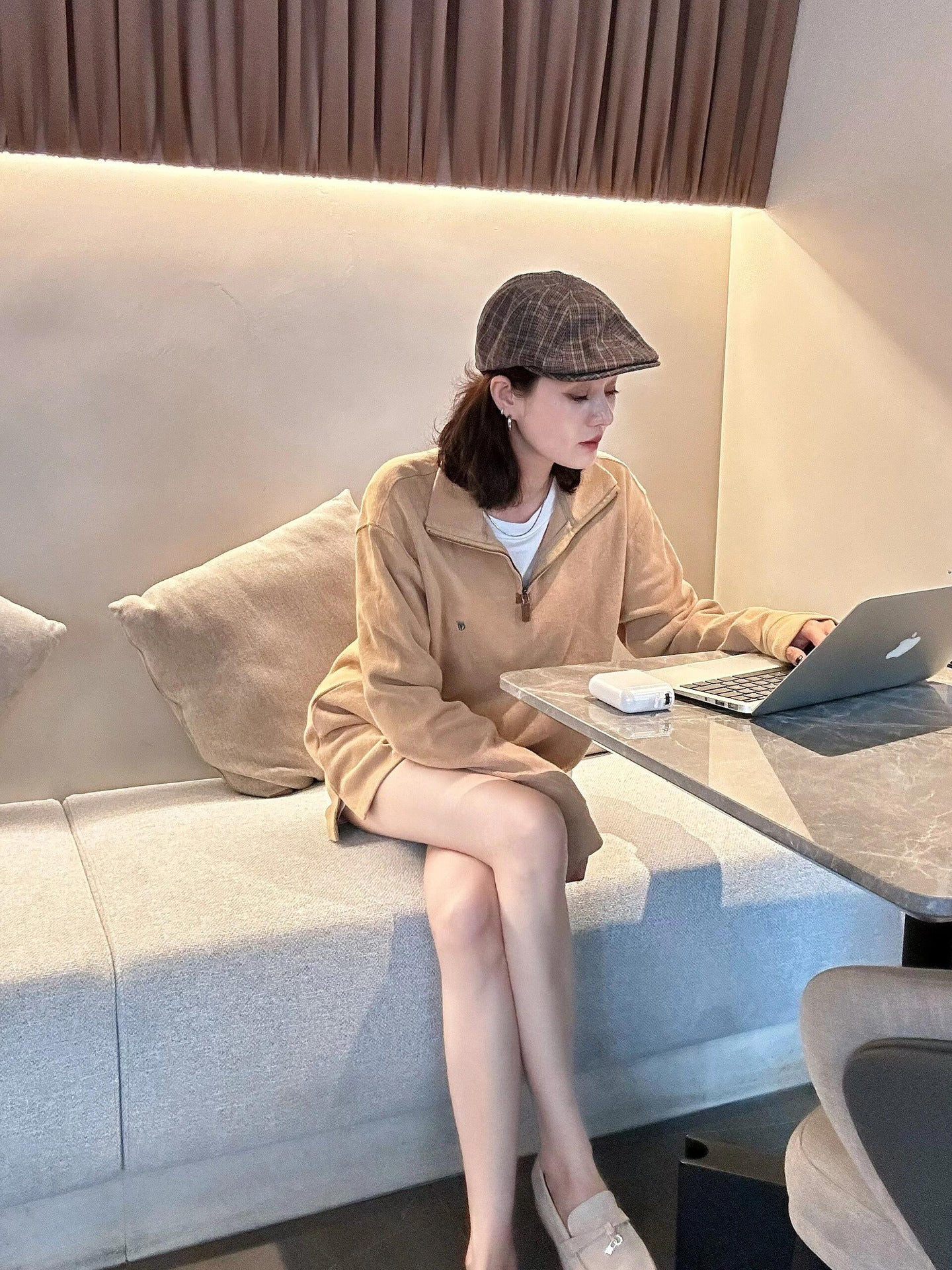 RL Ralph Pony Label Retro Couple Sweatshirt Women Long Sleeve Sweatshirt Men Polo Half Zipper Turn-down Collar Loose American Style