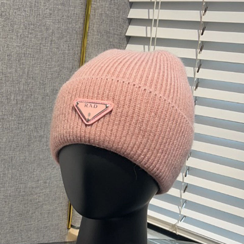 Winter Warm Knitted Hat Fashionable Export Style Pullover Windproof Thick Knitted Hat