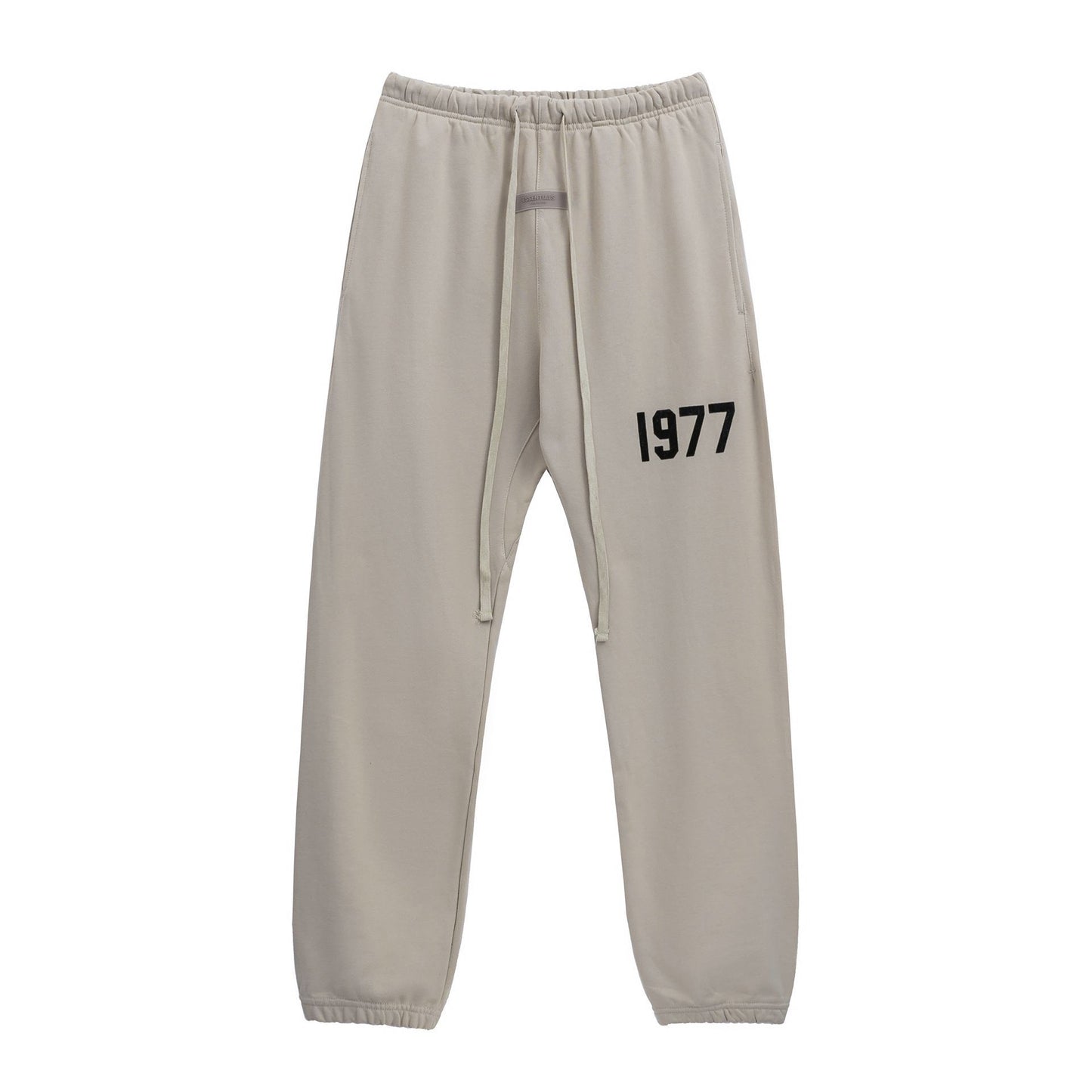 2025 New FFOG 1977 Flocked Print Digital High Street European and American Style Sweatshirt Loose Casual Pants Unisex Set