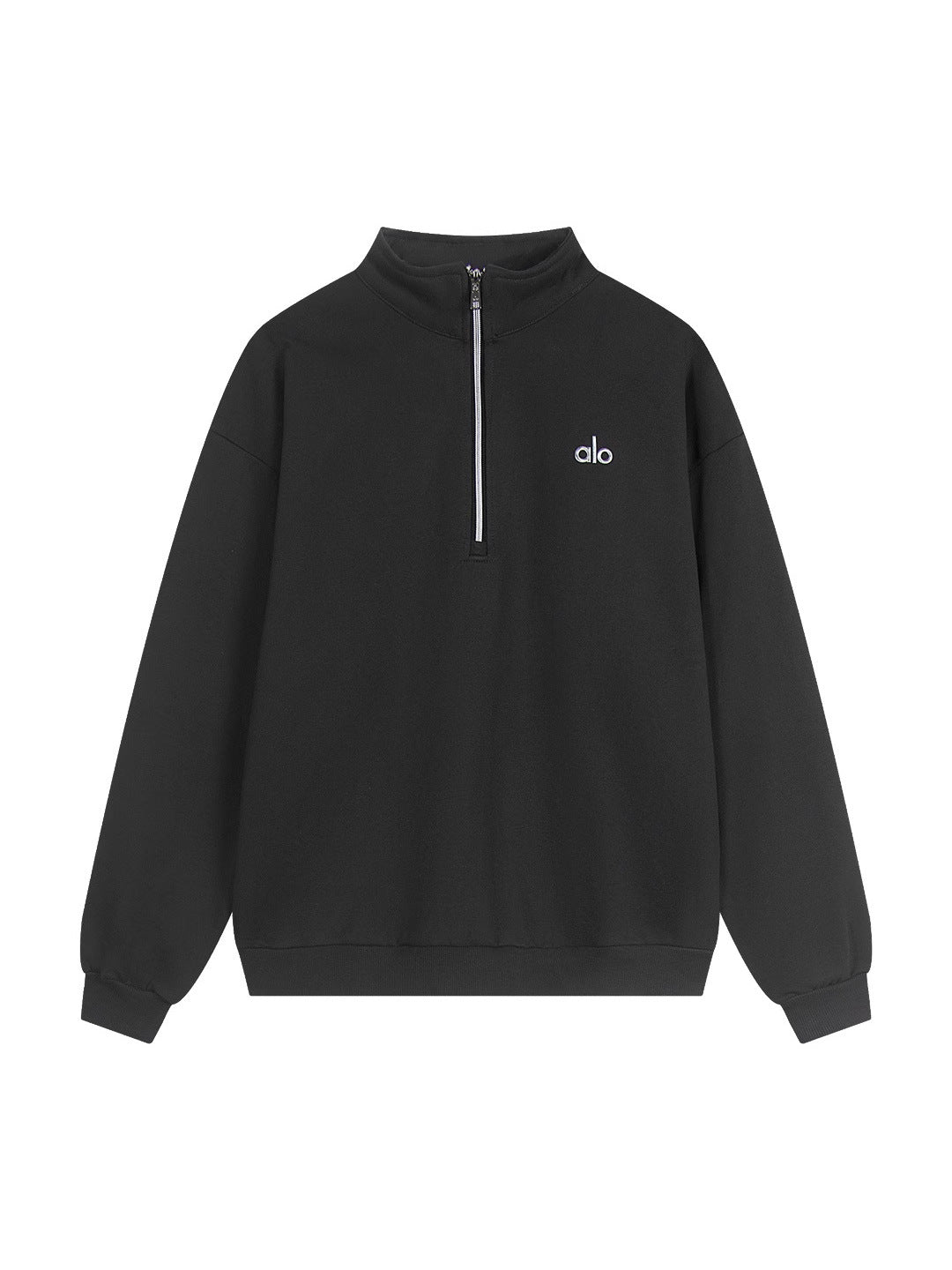 A-L-O Heavyweight Sweatshirt Loose Terry Warm Hoodie Zipper Casual Hooded Jacket