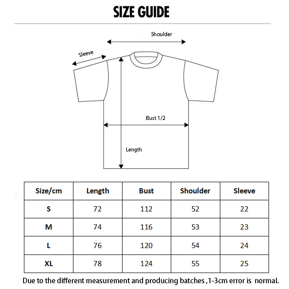 2025 Summer New European and American Trendy Brand Couples' Outfits Plus Size Loose Pullover Short Sleeve T T-shirt for Teenagers tee