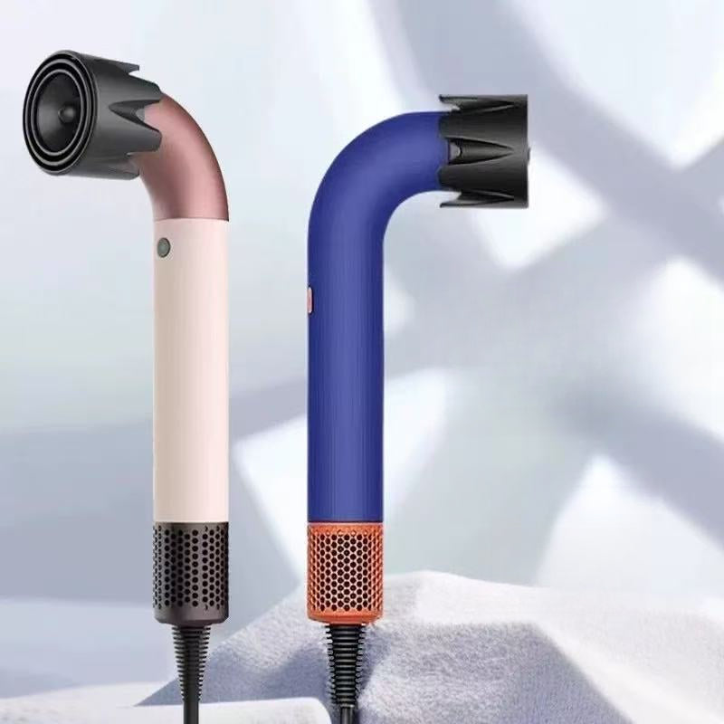 New R-Type Elbow Hair Dryer Travel Portable Bladeless Hair Dryer Household Anion High-Speed Hair Dryer HD-18