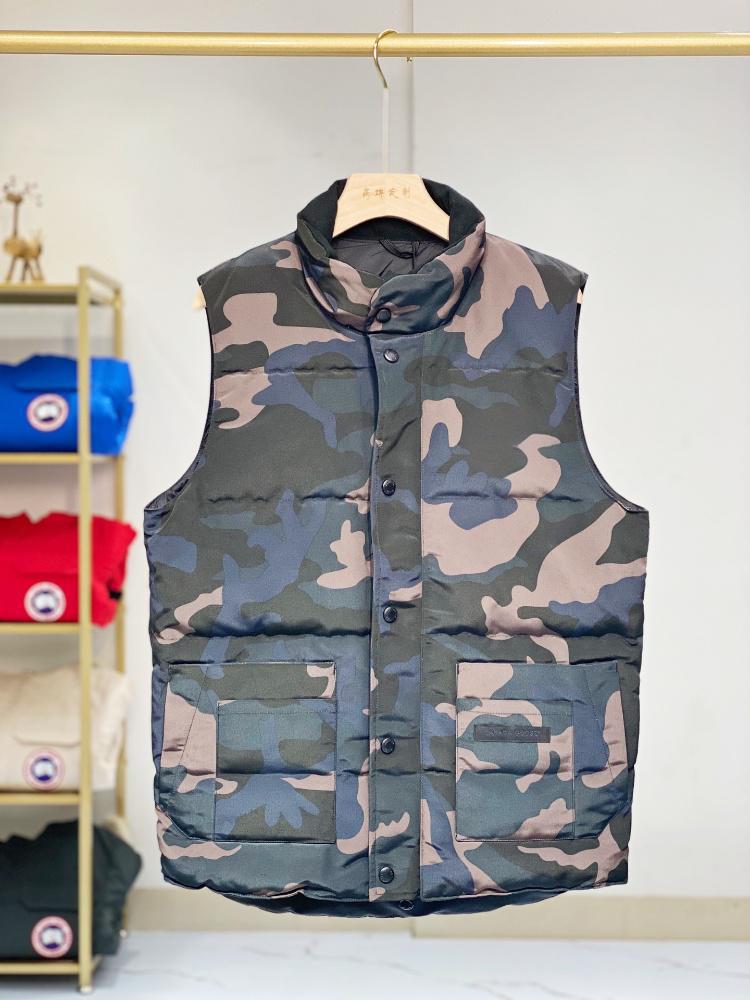 19 Style Big Goose ReStyle Crew Warm Cotton Vest Down Classic Vest for Men and Women Couples