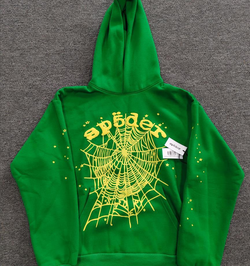 Heavyweight High-Quality Original Sp5der Hoodie 450G Unisex [Fleece Lined]