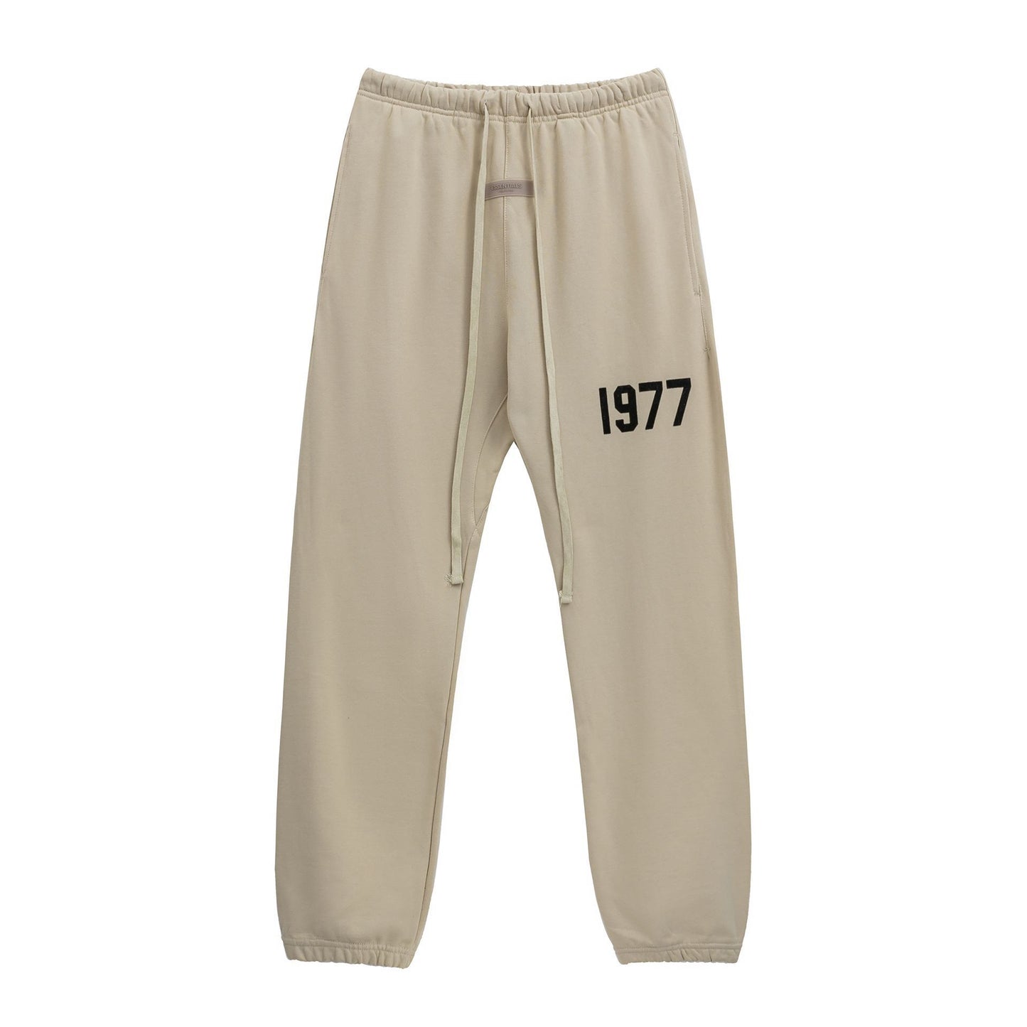 2025 New FFOG 1977 Flocked Print Digital High Street European and American Style Sweatshirt Loose Casual Pants Unisex Set