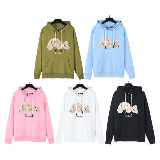 Gmabcd New Spray Paint Graffiti City Letter Logo Printing Terry High Street Couple Hooded Sweater