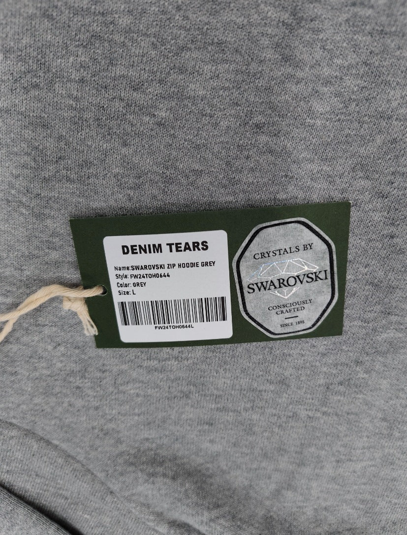 GMabcd Denim Tears Sweatshirt Main Line Kapok Rhinestone Casual Long Pants Hoodie Jacket Men