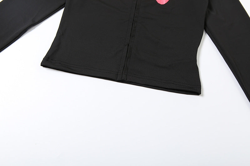 2025 Autumn Women's New Fashion Hooded Camouflage Print Long Sleeve Sports Trendy Slim Fit Long Pants Two-Piece Set