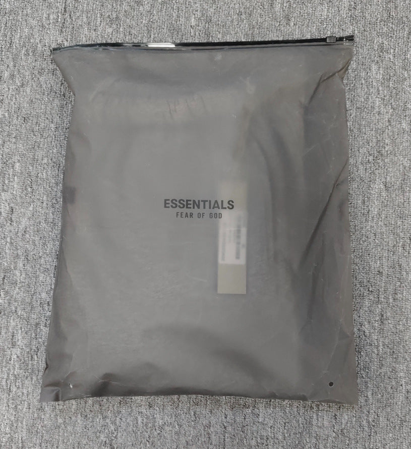 FOG Double-Line Classic Hoodie with Front 3D Letters Loose Fit Unisex Essentials Sweatshirt