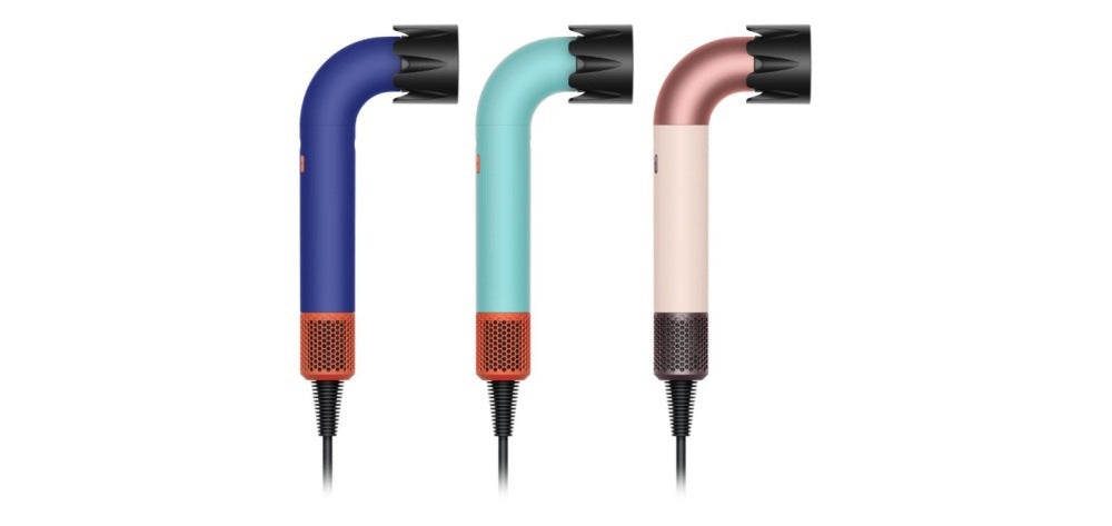 New R-Type Elbow Hair Dryer Travel Portable Bladeless Hair Dryer Household Anion High-Speed Hair Dryer HD-18