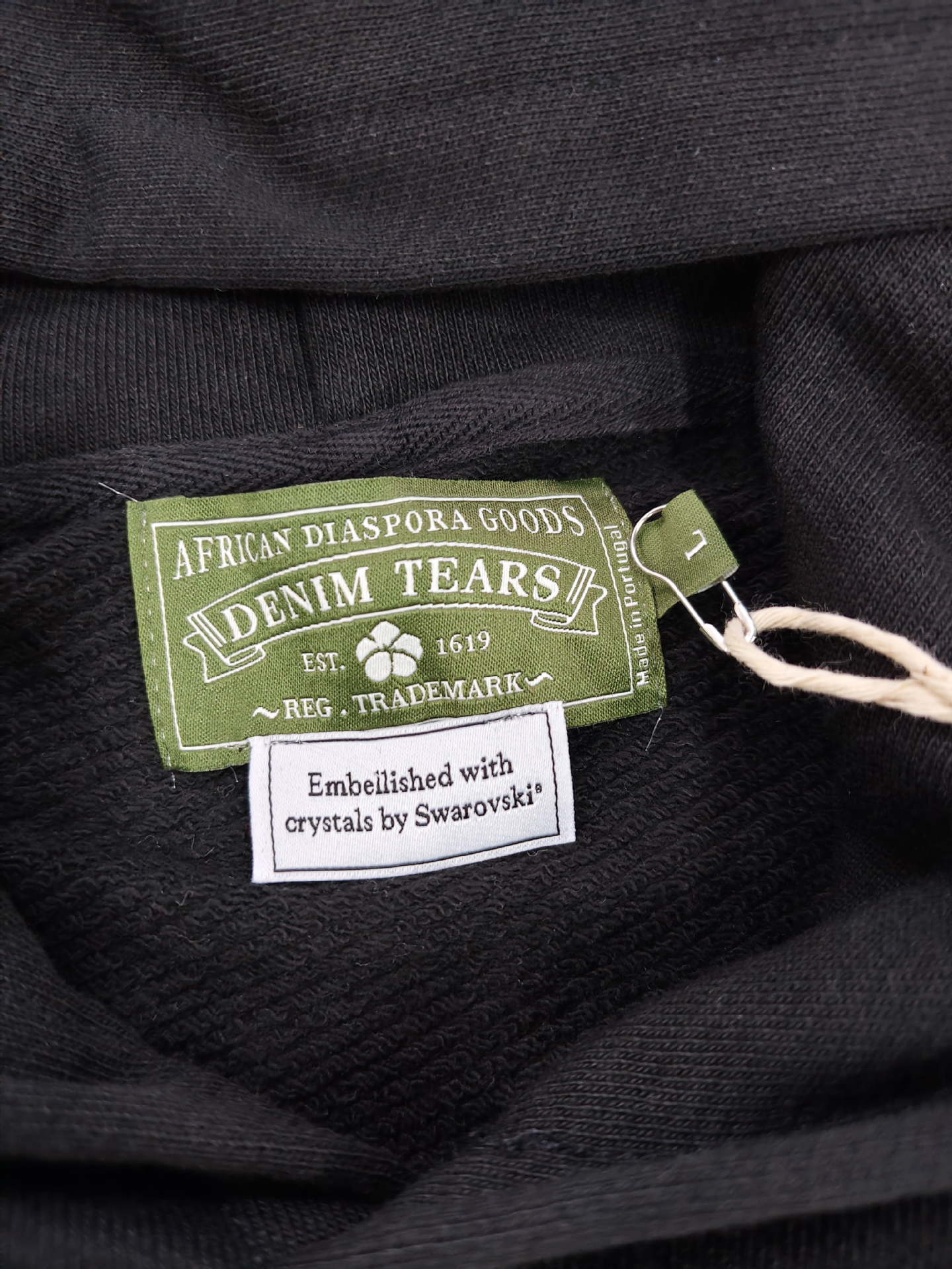 GMabcd Denim Tears Sweatshirt Main Line Kapok Rhinestone Casual Long Pants Hoodie Jacket Men