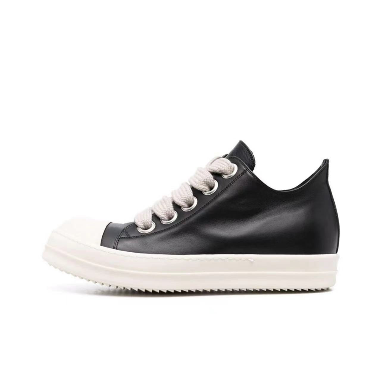 GMAbcd RICK Original Main Line New Leather Surface OWENS High Street Low-top Niche Shoes