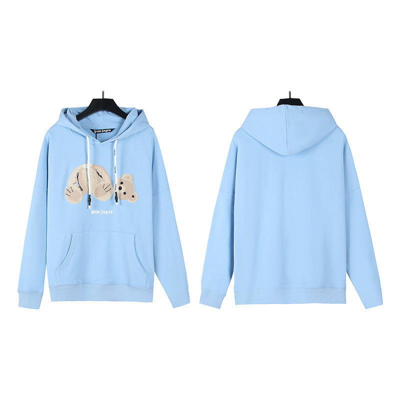 Gmabcd New Spray Paint Graffiti City Letter Logo Printing Terry High Street Couple Hooded Sweater