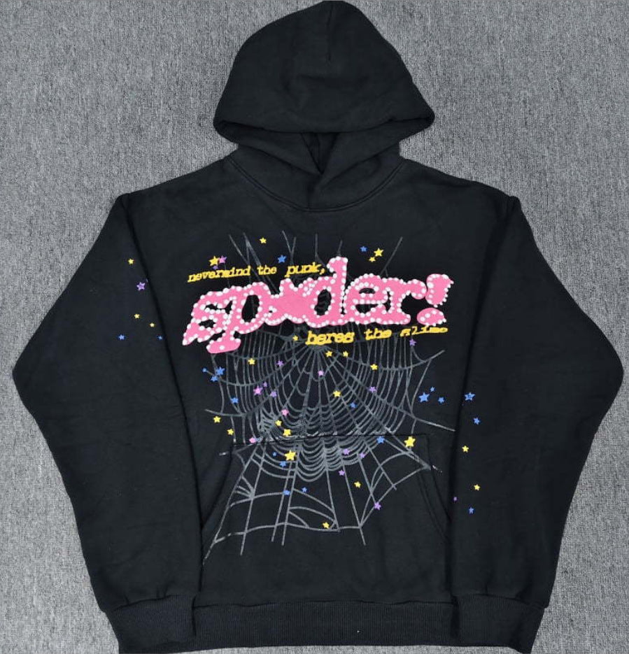 Heavyweight High-Quality Original Sp5der Hoodie 450G Unisex [Fleece Lined]