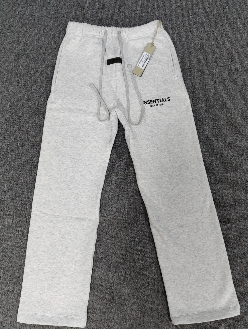 FOG Double-Line Classic Hoodie with Front 3D Letters Loose Fit Unisex Essentials Sweatshirt