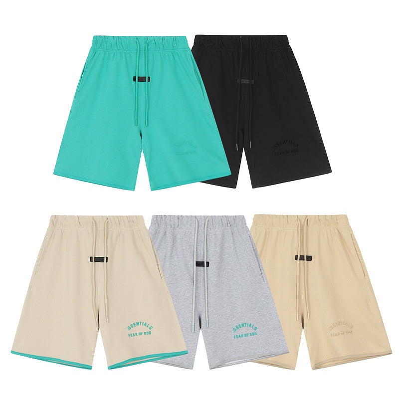 FOG New Men's Shorts Plus Size Loose Fit European and American Trendy Brand Summer Five-Point Shorts Wholesale Dropshipping