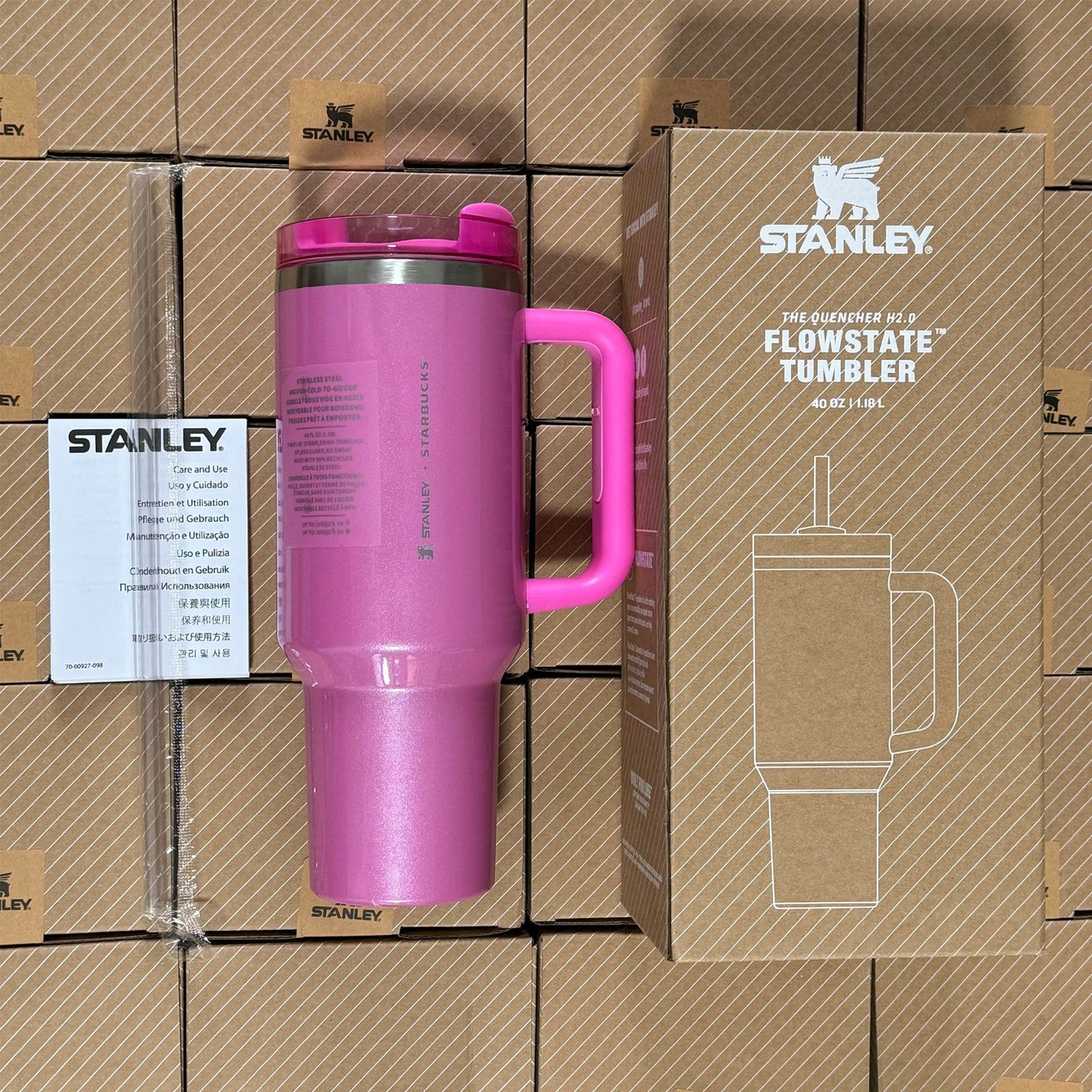 Gmstanley Cup 2 Generation 40Oz Stainless Steel in-Car Thermos
