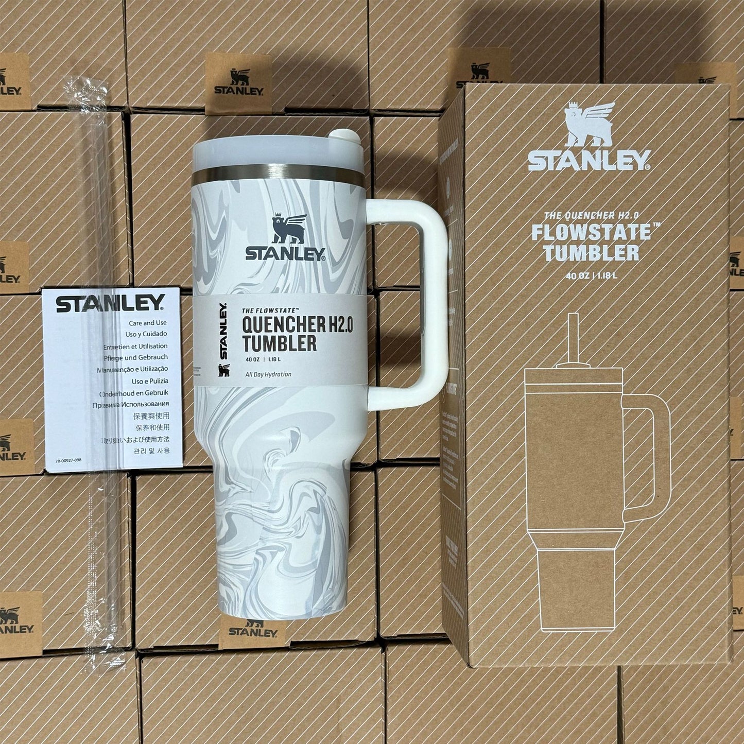 Gmstanley Cup 2 Generation 40Oz Stainless Steel in-Car Thermos