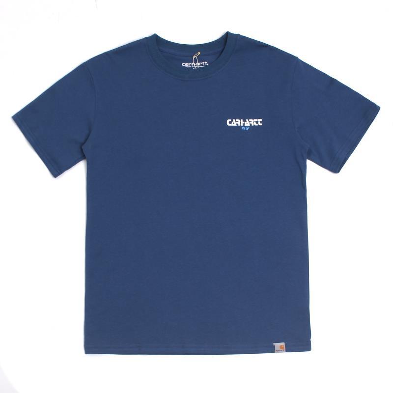 2025 Spring and Summer New Khaki Snow Mountain Printing Crew Neck Casual T-shirt European and American Fashion Men and Women Couple Handsome Short Sleeve
