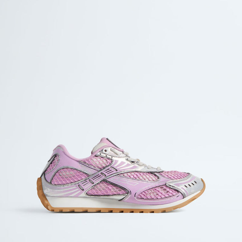 Unisex retro mesh sneakers - colorway #16 - side view