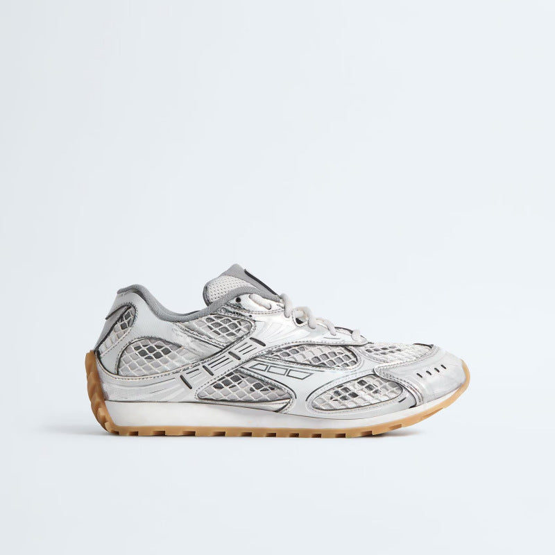 Unisex retro mesh sneakers - colorway #05 - side view
